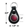 Game Of Thrones Targaryen Sigil Black Leather Keychain - 2 of 4