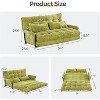 MAXYOYO Adjustable Floor Sofa Bed with 2 Pillows, Multi-Functional Sleeper Bed - 2 of 4