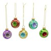 Kurt Adler Miniature Glass Ball Christmas Tree Ornament Set, Multicolored Reflector, 1.7" (9-Count) - 2 of 3
