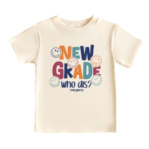 The Juniper Shop SmileyWorld New Grade Who Dis? Toddler Short Sleeve Tee - 1 of 4