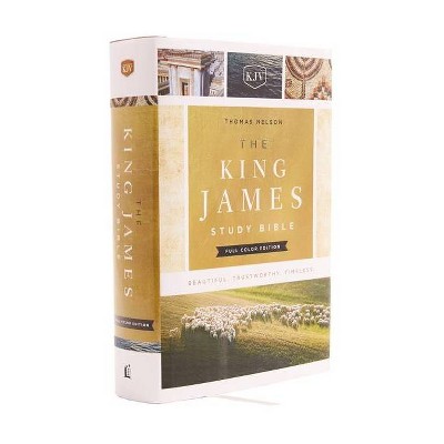 The King James Study Bible, Hardcover, Full-Color Edition - Large Print by  Thomas Nelson