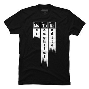 Men's Design By Humans Mother Most Thoughtful Erudite Periodic Table By Yernar T-Shirt - 1 of 2