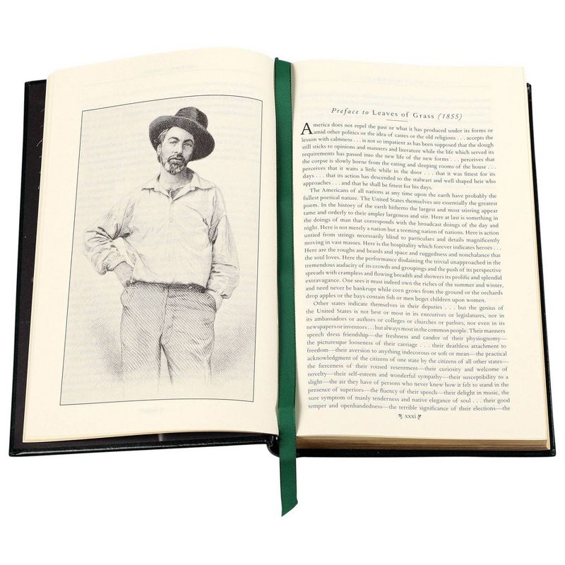 Leaves of Grass - (Leather-Bound Classics) by  Walt Whitman (Leather Bound), 4 of 5