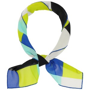 INSPIRE CHIC Women's Chiffon Scarves Floral Print Square Neckerchief 25.6" X 25.6" - 1 of 4