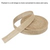 Unique Bargains DIY Crafts Party Decoration Soft Burlap Fabric Wired Ribbon - 3 of 4