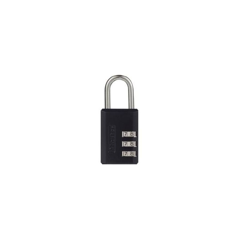 Master Lock Padlock, Set Your Own Combination Luggage Lock, 1-3/16" Wide, 647D, 4 of 9