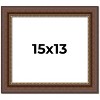PosterPalooza | Traditional Brown Picture Frame - UV Acrylic, Backing Board, Hanging Hardware Included - 2 of 4