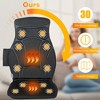 Costway Vibration Massage Seat Cushion 10 Vibration Motors Seat Back Massager - 4 of 4