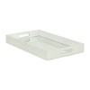 Cheung's Labai Shagreen Mirrored Tray White Silver - 2 of 4