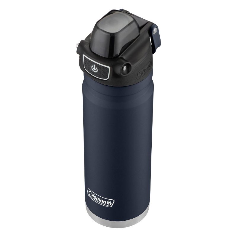 Coleman 24oz Stainless Steel Burst Vacuum Insulated Water Bottle with Leakproof Lid - Blue Night, 4 of 8