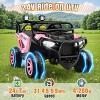 JOYRACER 24V 4WD/2WD Switchable Kids Ride on UTV, 2-Seater Electric Car Toys with Remote, MP3/USB/Bluetooth Music, Horn & LED - 2 of 4