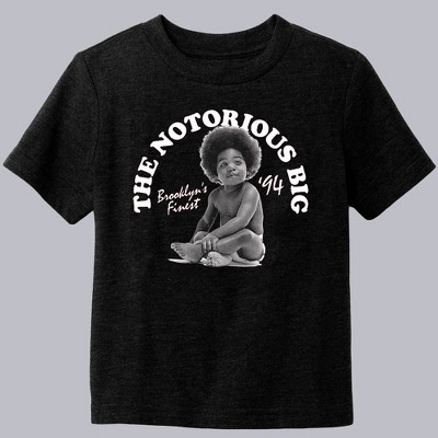 Toddler Boys' Hip Notorious BIG Short Sleeve Graphic T-Shirt - Black 12M