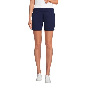 Lands' End Women's Starfish Mid Rise 7" Shorts - 1 of 4