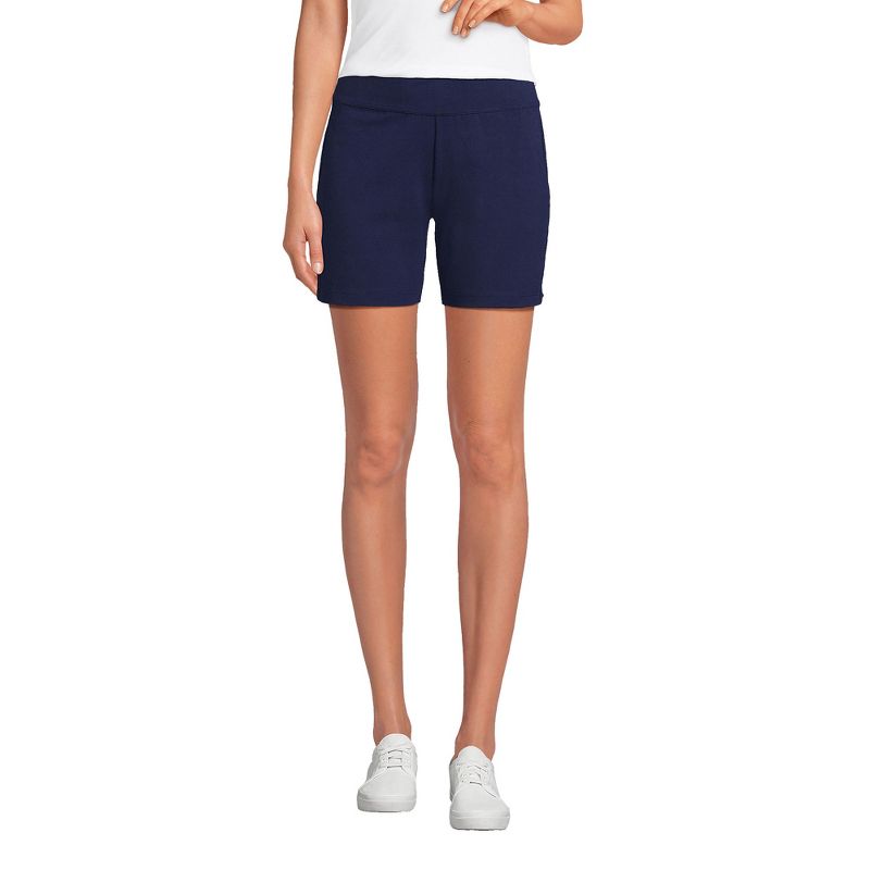 Lands' End Women's Starfish Mid Rise 7" Shorts, 1 of 6