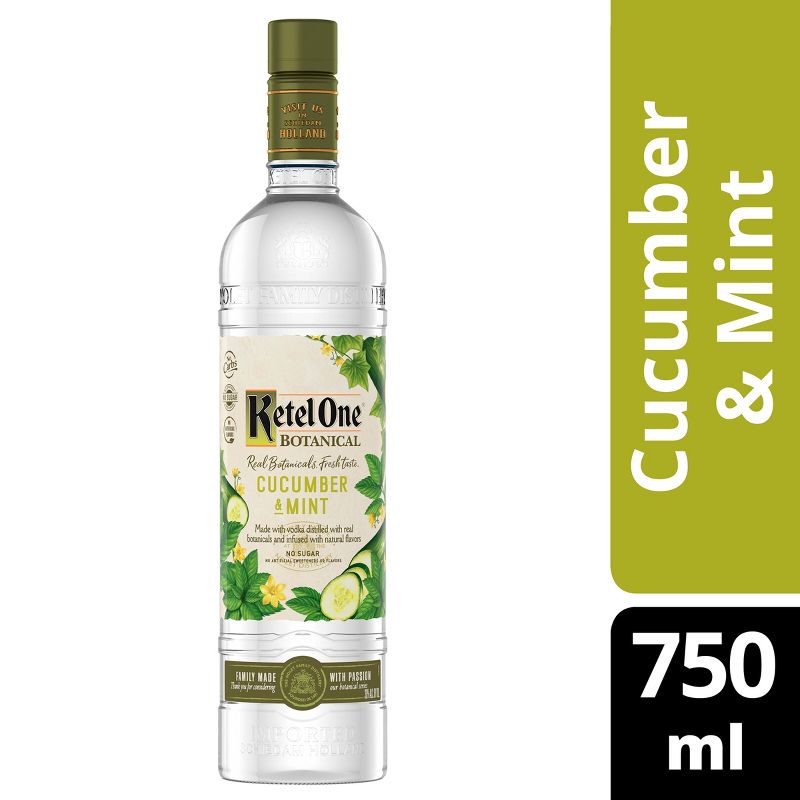 Ketel One Botanical Cucumber Mint Vodka - 750ml Bottle, 1 of 10