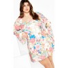 Women's Plus Size Emmie Print Dress - ivory print | CITY CHIC - 2 of 4