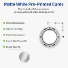 Avery Round Cards, 2" Diameter, Silver-Metallic Black, Matte, 120ct - 2 of 4