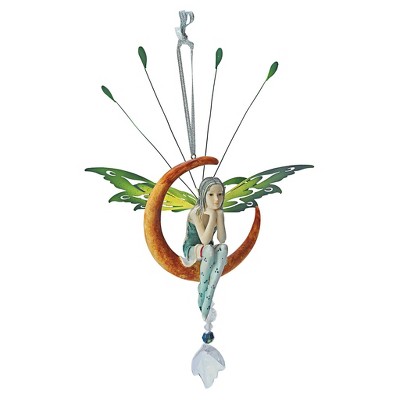 Design Toscano Lochloy House Crescent Fairy Dangling Sculpture