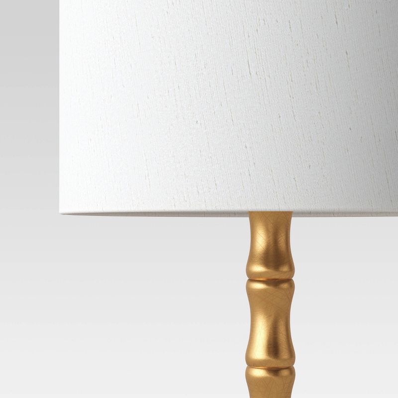 Large Bamboo Table Lamp (Includes LED Light Bulb) Brass - Threshold&#8482;, 5 of 6