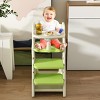 INFURNIC Ladders Multi functional Growing Up Dining Chair with Adjustable Height for Home Use, Green, 16.54"*25.2"*31.5" - 3 of 4