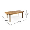 VYNXARIA EXPANDABLE DINING TABLE,offers a refreshing rustic feel to your decor - 3 of 4