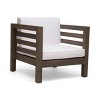 Modern Patio Arm Chair,High-quality Patio Chair With Acacia Wood Frame,Patio Chairs With Cushions -Maison Boucle - 3 of 4