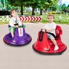 Honeyjoy 12V Bumper Car for Kids Toddlers Electric Ride On Car Vehicle with 360° Spin Blue/Pink/Red/Purple - 2 of 4
