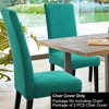 PiccoCasa Stretch Spandex Fabric Removable Washable Parsons Chair Slipcover - 2 of 4