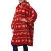 Tirrinia Woman Oversized Wearable Blanket Hoooded Sweatshirt, Warm Cozy Gift for Women Wife - 3 of 4