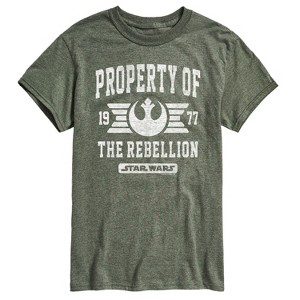 Men's - Star Wars - Property Of Rebellion Short Sleeve Graphic T-Shirt - 1 of 4