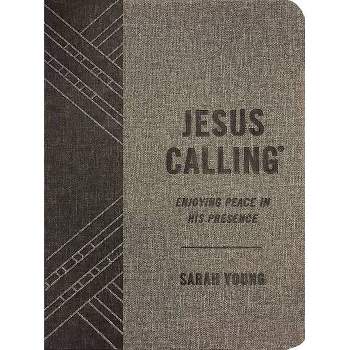 Jesus Calling (Textured Gray Leathersoft) - (Jesus Calling(r)) by  Sarah Young (Leather Bound)