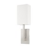 Livex Lighting Hayworth 1 - Light Wall Light in  Brushed Nickel - 3 of 4