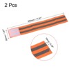 Unique Bargains Reflective Bands for Arm Wrist Ankle Leg Strip Green 2 Pack - 2 of 4