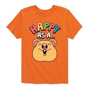 Boys' - Instant Message - Happy As A Quokka Short Sleeve Graphic T-Shirt - 1 of 4