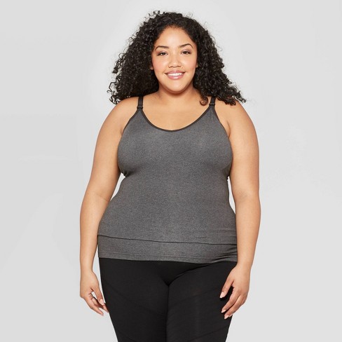 Signature Cotton Maternity & Nursing Tank | Grey Heather