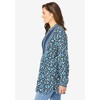 Woman Within Women's Plus Size Button-Front Mixed Print Tunic - 4 of 4