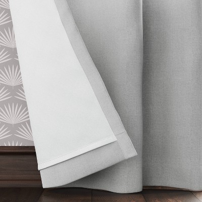 Threshold Blackout Aruba Curtain Panels Drapery OEKO-TEX Drapes 50x63" 2pk - Picture 12 of 17