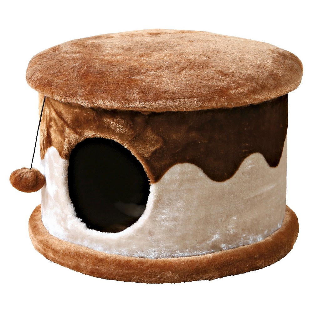 EAN 4011905043395 product image for Cozy Cat Cave - Beige/Brown | upcitemdb.com