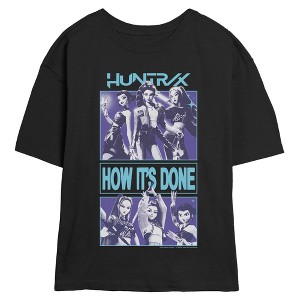 Juniors KPop Demon Hunters Huntrix How It's Done Girls T Shirt - 1 of 4