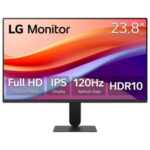 LG 24U411A-B.AUSQ 24" IPS FHD (1920 x 1080) 120Hz HDR 10 Monitor with Slim Stand - 1 of 4