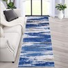 Modern Abstract Area Rug Boho Rug Bedroom Office Dining Room Washable Area Rug, 2x6 - 2 of 4