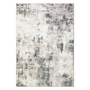 Modern Abstract Large Living Room Bedroom Area Rugs, Soft Non Slip Contemporary Throw Carpet for Dining Room - 1 of 4