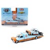 M2 Machines 1973 Chevrolet C30 Wedge Truck & 1978 Chevrolet Silverado 10 Bedless Gulf Livery Auto Haulers Limited Edition - 2 of 3