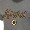 NHL Boston Bruins Women's Gray Fashion T-Shirt - 3 of 3