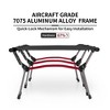 Naturehike ArmyWild Folding Camping Cot, Height Adjustable Ultralight Backpacking Cot, Portable Camping Bed for Camping Hiking Travel Home - 4 of 4