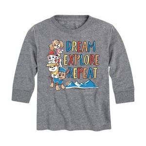 Boys' - Paw Patrol - Dream, Explore, Repeat Long Sleeve Graphic T-Shirt - 1 of 4
