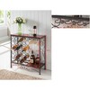 Kings Brand Furniture - Freestanding Wine Rack Table, Liquor Bar Cabinet with Wine Storage - Holds 24 Bottles and Glasses Holder - 4 of 4
