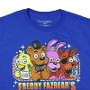 Seven Times Six Five Nights At Freddy's Shirt Boys Freddy Fazbear's Pizza Short Sleeve Top Blue - 3 of 4