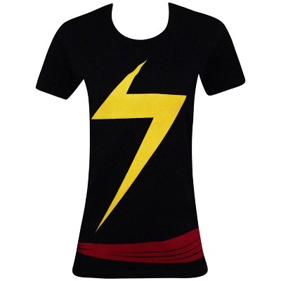 Womens Ms. Marvel Costume Fitted T-Shirt