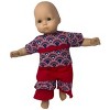 Doll Clothes Superstore Handmade Rainbow Print Shorts For 14-16 Inch Baby Dolls - 2 of 4